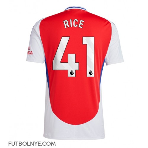 Camiseta Arsenal Declan Rice #41 Primera Equipación 2024-25 manga corta